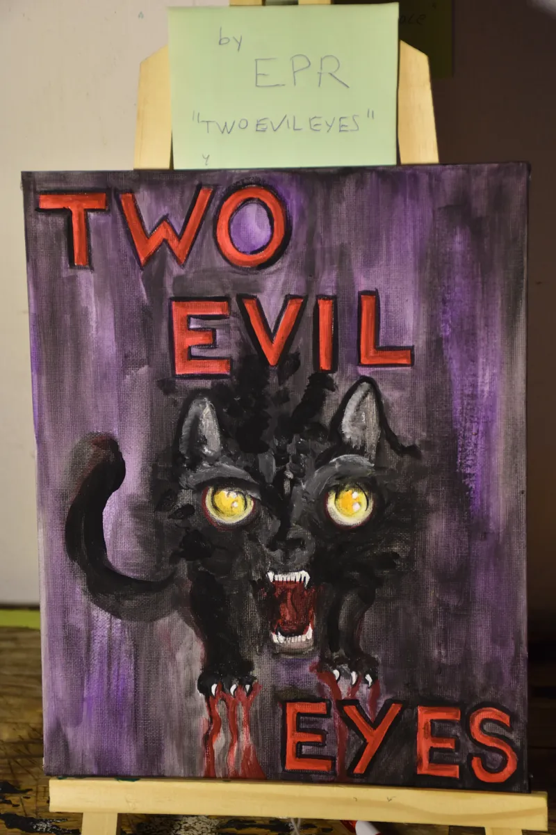 image of the Painting graphic Two Evil Eyes by EPR